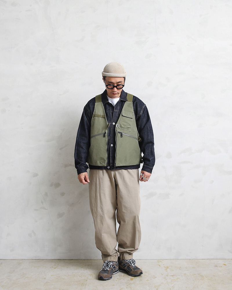 AS2OV アッソブ 011901 SHRINK NYLON CAMP VEST 3 キャンプ ベスト 3 