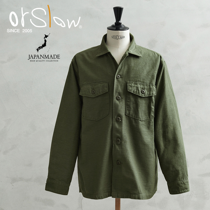 orSlow（オアスロウ） 03-8045 U.S ARMY L/S ファティーグシャツ 日本