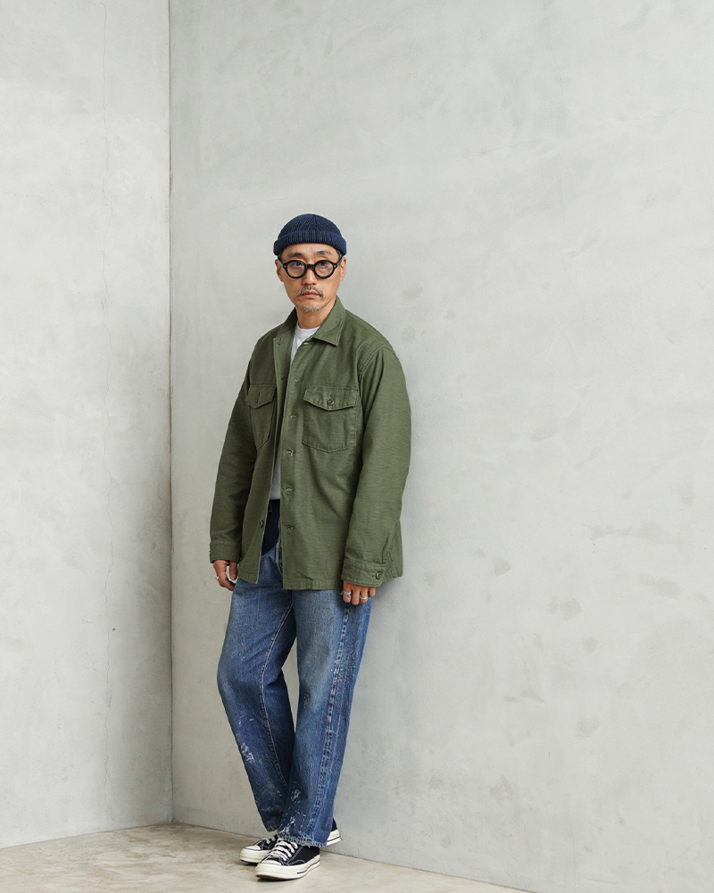 orSlow（オアスロウ） 03-8045 U.S ARMY L/S ファティーグシャツ 日本