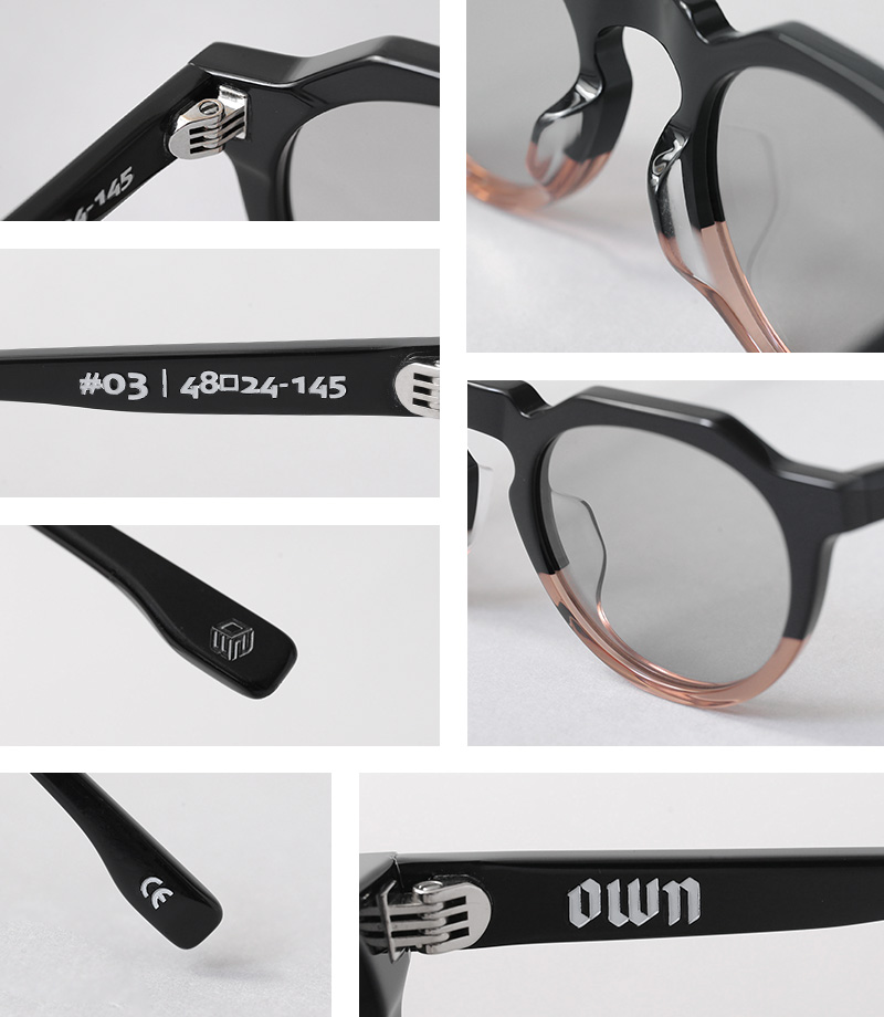 オウン OWN OW-03BKOR-LGY #03 BLACK×OLD ROSE / LIGHT GREY ボストン