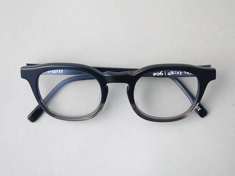 オウン OWN OW-06BLGY-PHGY #06 BLUE×GREY / CLEAR to GREY ボストン