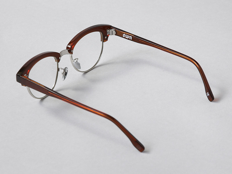 オウン OWN OW-08BR-PHBRN #08 BROWN / CLEAR to BROWN ブロータイプ