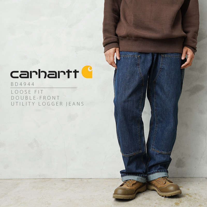 Carhartt カーハート　デニムペインターパンツ Carhartt（カーハート） BD4944 DOUBLE FRONT UTILITY LOGGER JEANS