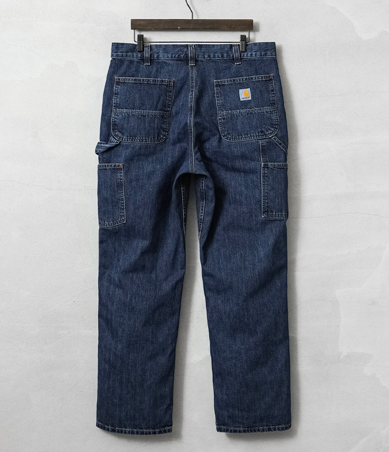 Carhartt デニムペインターパンツ 34×32 Carhartt（カーハート） BD4944 DOUBLE FRONT UTILITY LOGGER JEANS