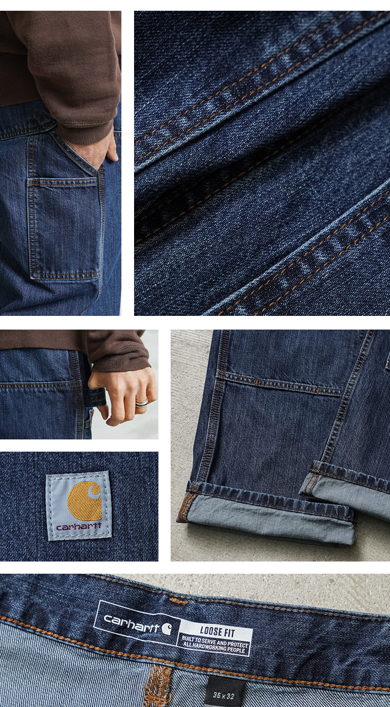 Carhartt（カーハート） BD4944 DOUBLE FRONT UTILITY LOGGER JEANS