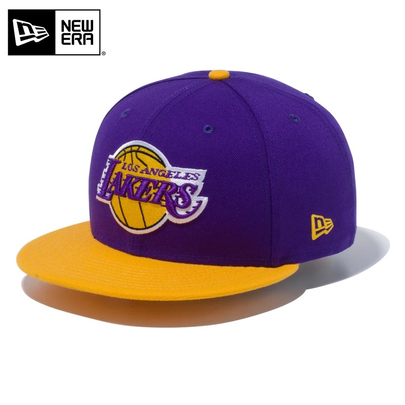 【メーカー取次】 NEW ERA ニューエラ 9FIFTY ロサンゼルス・レイカーズ パープルXイエロー 13562098 キャップ NBA 帽子  ブランド【クーポン対象外】【T】