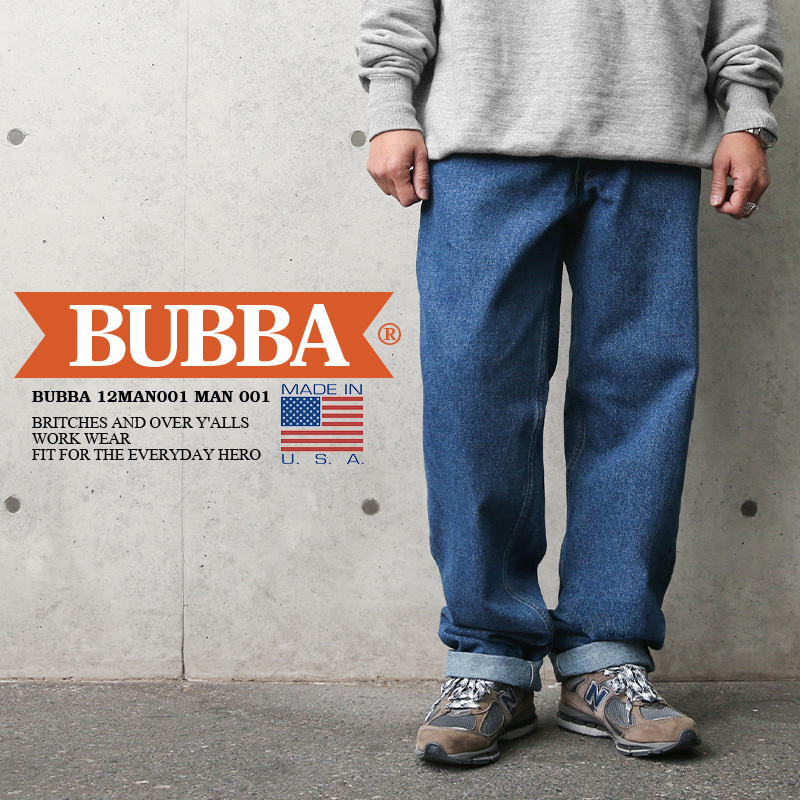 BUBBA ババ 12MAN001 デニムパンツ MADE IN USA デッドストック 90's