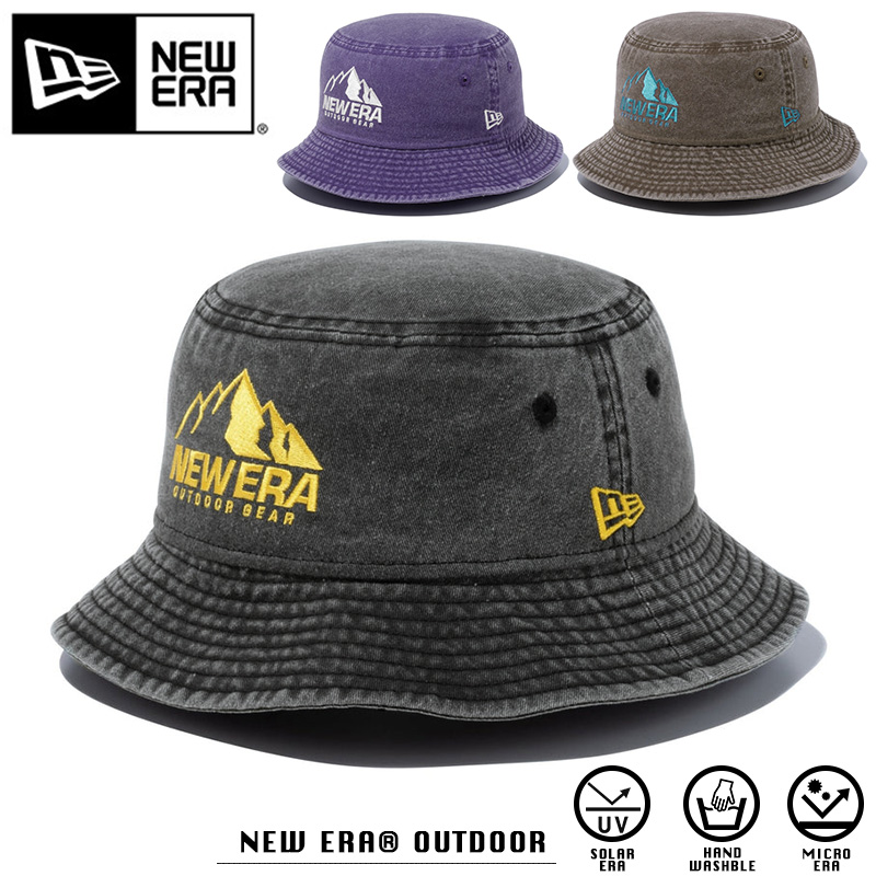 NEW ERA ニューエラ バケット 01 Acid Wash New Era Outdoor