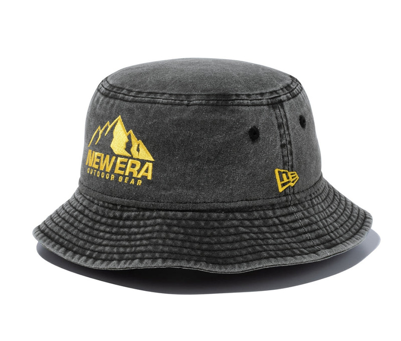 NEW ERA】☆バケットハット Acid Wash グリーン ネイビー-