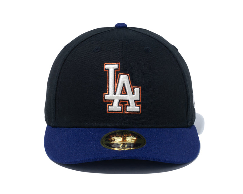 New Era LAファー付きキャップ 7 3/8 NEW ERA ニューエラ LA ドジャース フラットバイザー キャップ