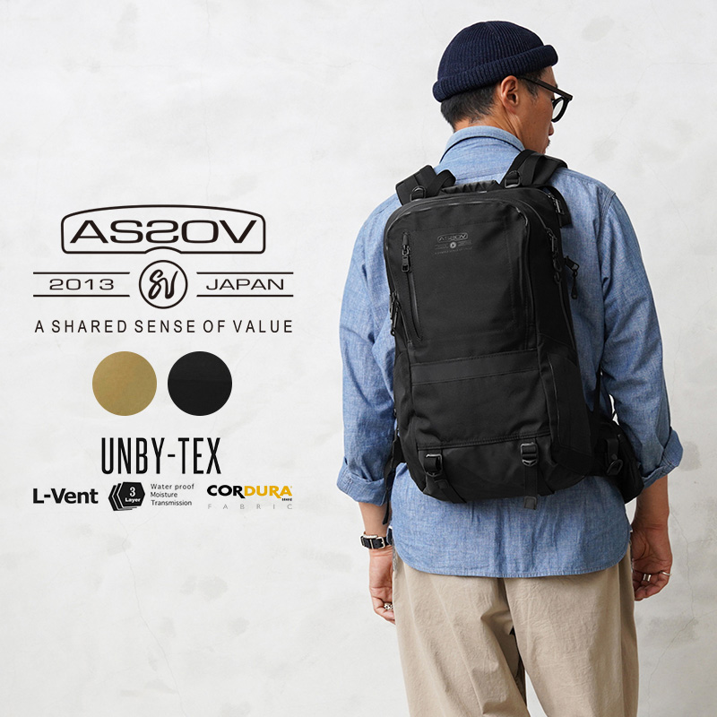 AS2OV アッソブ 141600 WATER PROOF CORDURA 305D DAY PACK バック 