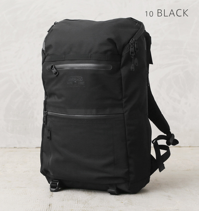 AS2OV アッソブ 141612 WATER PROOF CORDURA 305D ROUND ZIP BACKPACK 
