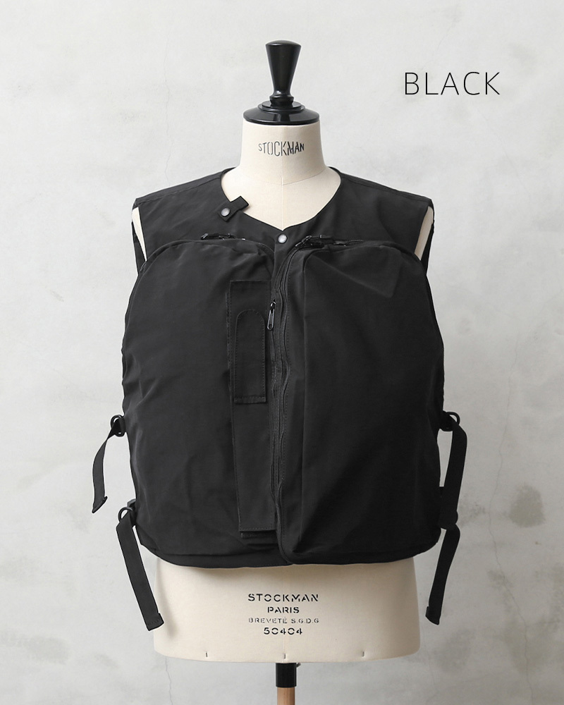AS2OV アッソブ 141900 SHRINK NYLON CAMP VEST 2 キャンプ