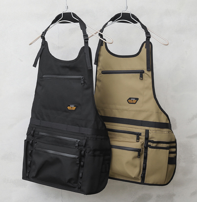 AS2OV アッソブ 142000 WATER PROOF CORDURA 305D APRON エプロン メンズ レディース アウトドア キャンプ  ガーデニング DIY【クーポン対象外】【T】