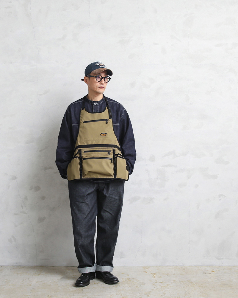 AS2OV アッソブ 142000 WATER PROOF CORDURA 305D APRON エプロン メンズ レディース アウトドア キャンプ  ガーデニング DIY【クーポン対象外】【T】