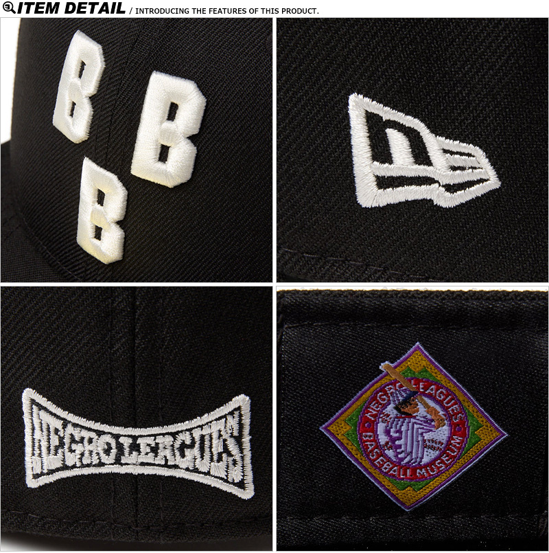 NVA エンブレム付き制帽サイズ56 実物 59FIFTY NEW ERA ニューエラ 14668139 ニグロリーグ バーミンガム