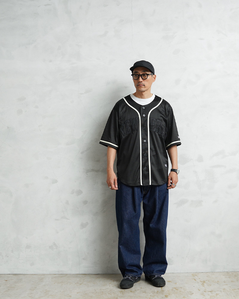 NEW ERA（ニューエラ） メッシュ ベースボールシャツ ストリート 26SS