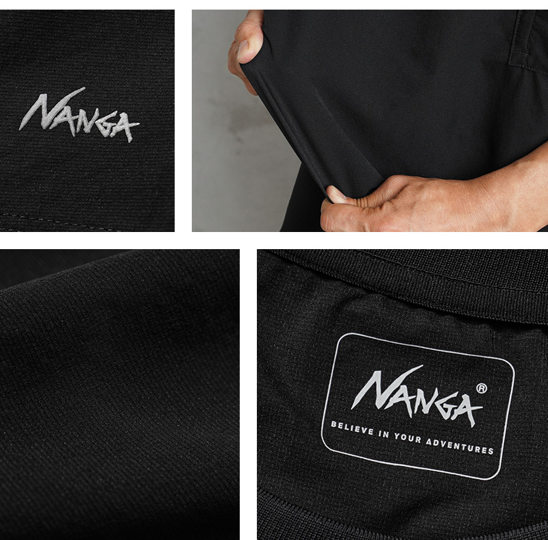 SALE！ナンガ NANGA Tシャツ ユニセックス DotAir? COMFY TEE コンフィーティー カットソー クルーネック 通気性 ストレッチ  N2500-1J300A NANGA ナンガ DOT AIR COMFY TEE ドットエア コンフィー ティー