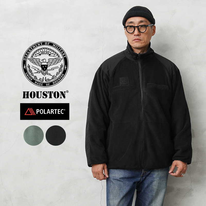 HOUSTON ヒューストン 22146 POLARTEC GEN3 FLEECE JACKET ポーラテック フリース ジャケット  ミリタリージャケット アメカジ ブランド【T】