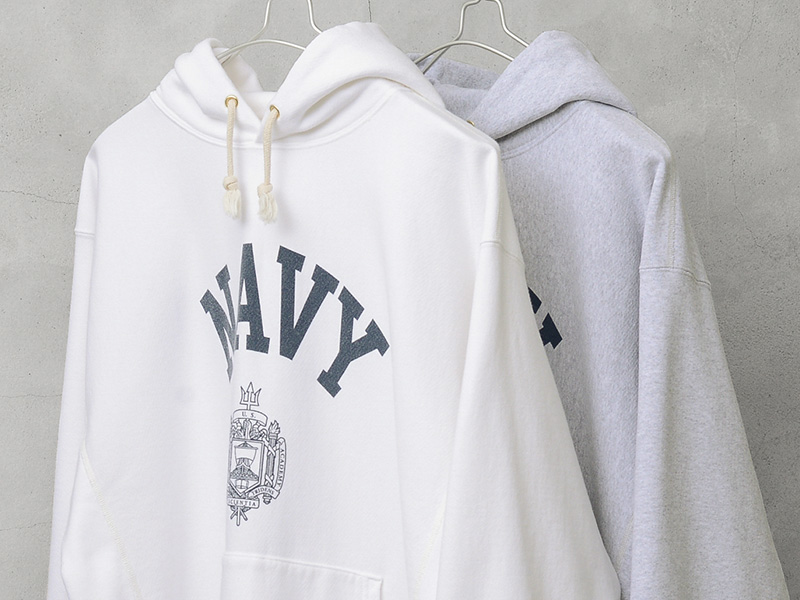 HOUSTON（ヒューストン） 22312 U.S.コットン NAVY プリント