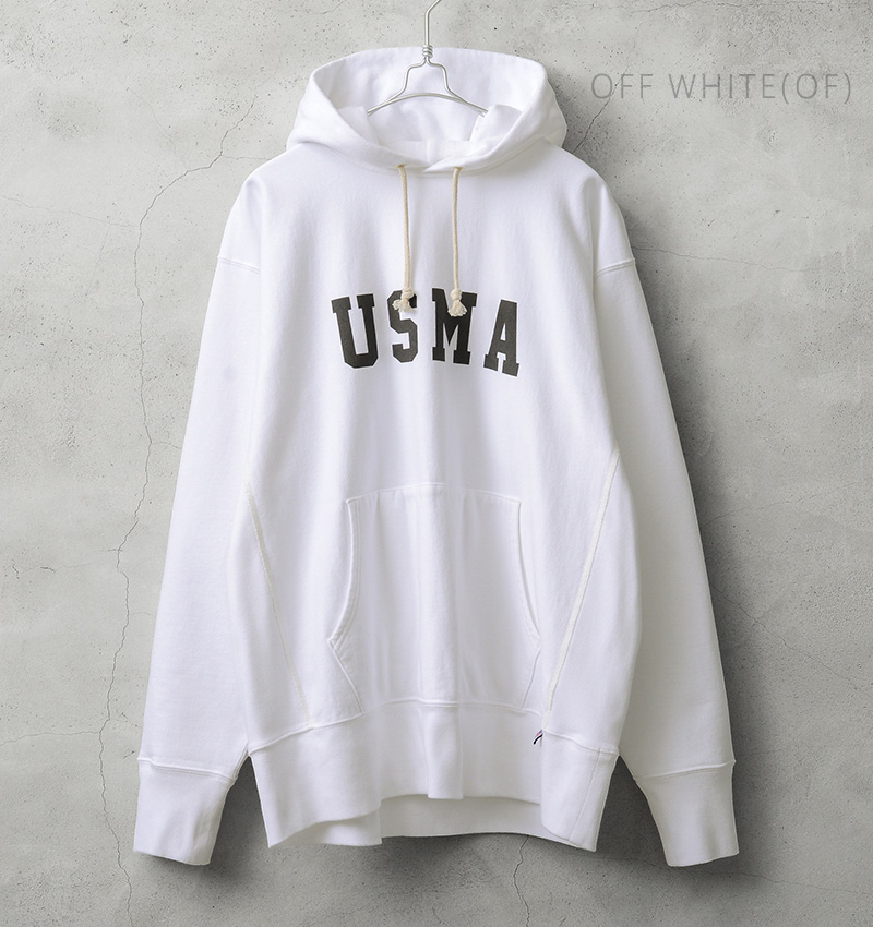 HOUSTON U.S.コットン USMA パーカー　ヒューストン　染み込み 22323-3.jpg