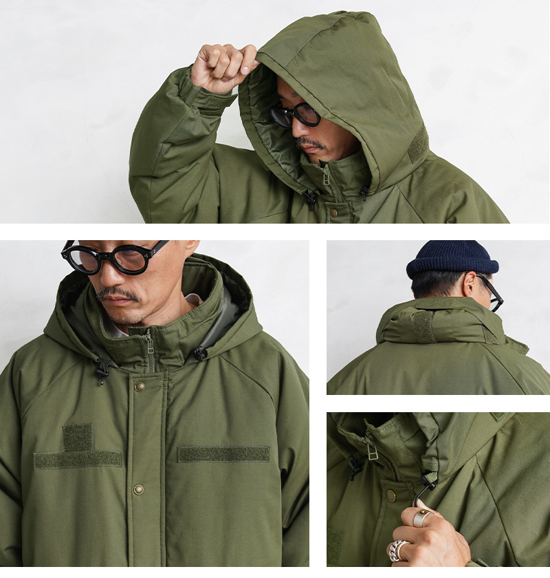 ARMY TWILL アーミーツイル 22AW4004 COTTON / POLYESTER PLAIN PADDING コート THERMOLITE  ミリタリー アウター コールドウェザー M-90 レベル7【Sx】【T】