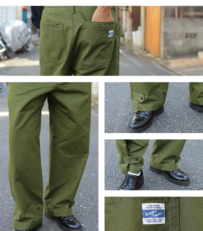 ARMY TWILL アーミーツイル 22AW5003 ドリル フィールドパンツ