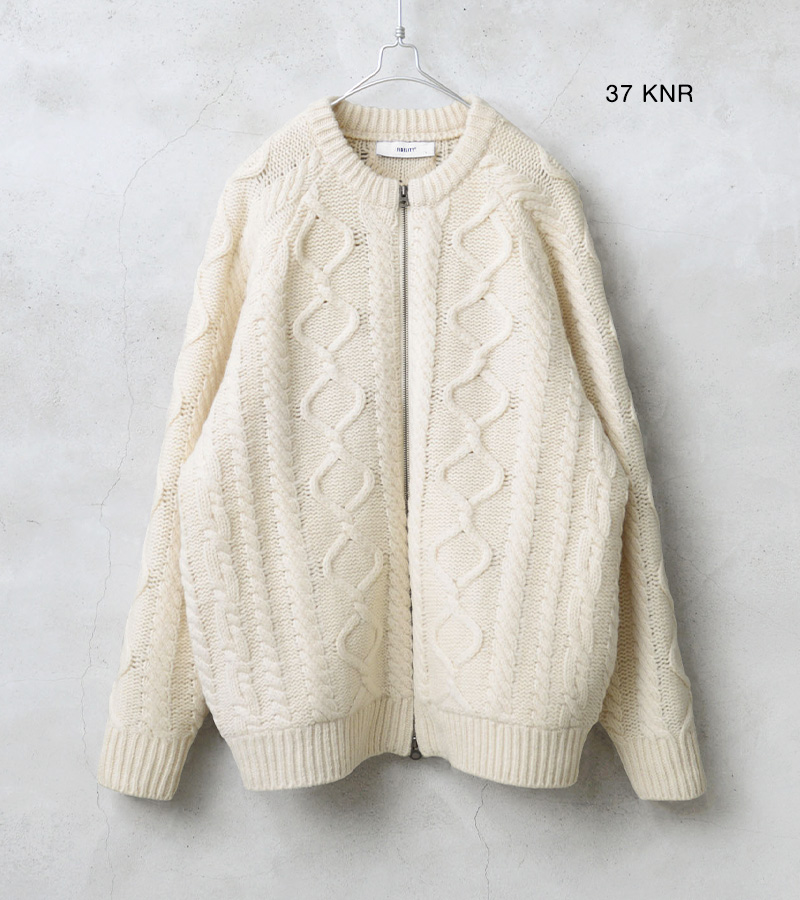 FIDELITY（フィデリティ） ND-23775014 SHETLAND WOOL FISHRMAN ZIP UP