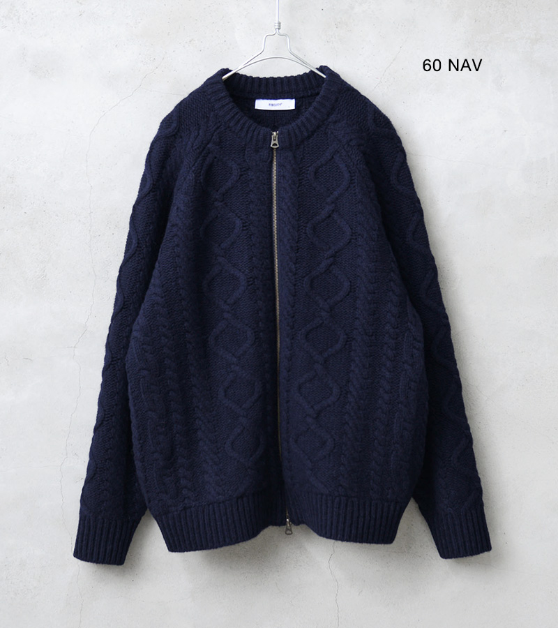 FIDELITY（フィデリティ） ND-23775014 SHETLAND WOOL FISHRMAN ZIP UP