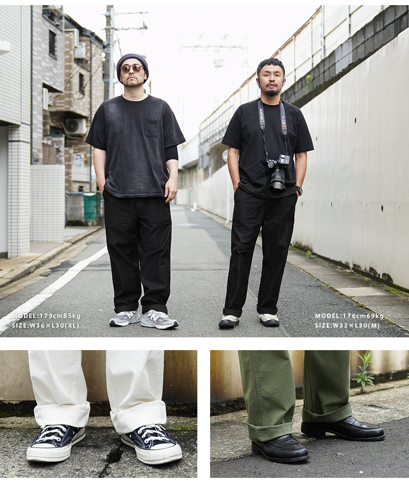 WAIPER.inc 米軍 OG-107 ユーティリティパンツ ベイカーパンツ