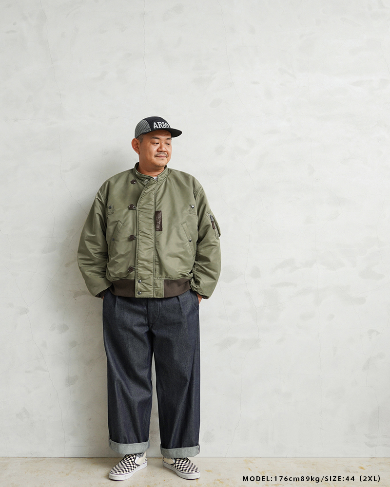米軍 U.S.A.F N-3B VINTAGE フライトジャケット リアルファー