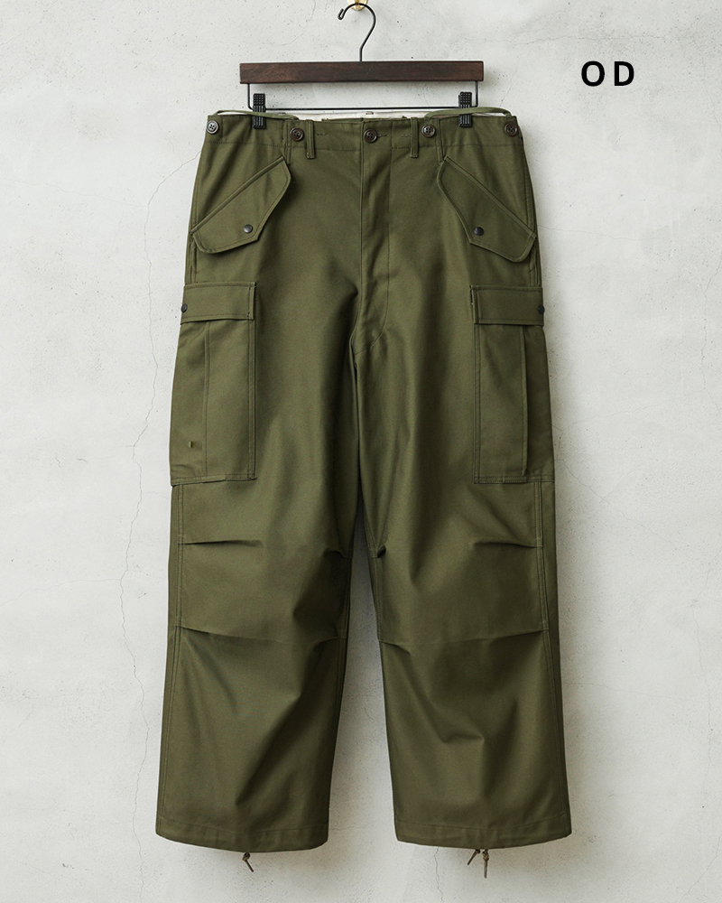 WAIPER.inc 米軍 M-51 フィールドカーゴパンツ オープンボタン【WP1107