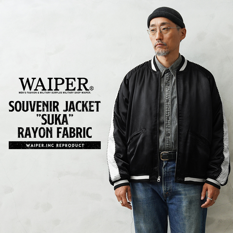 WAIPER.inc SOUVENIR JACKET / スーベニアジャケット ”Suka” Rayon