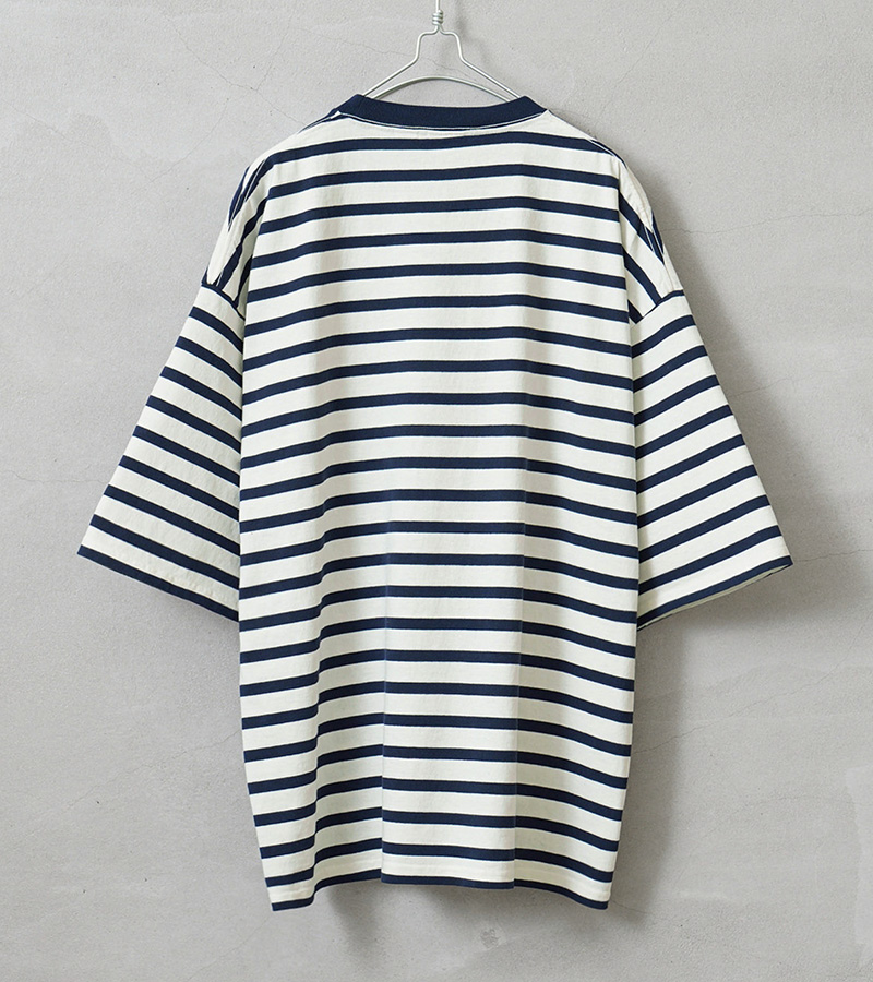 Goodwear（グッドウェア） 2W7-14210 USAコットン S/S ボーダー T