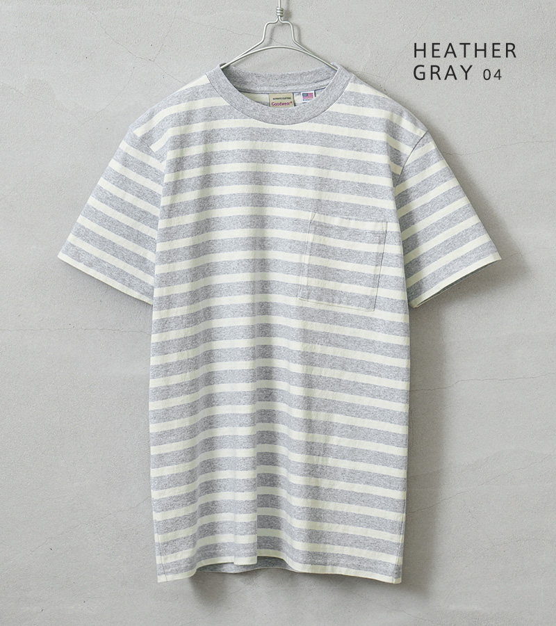 Goodwear グッドウェア 2W7-14213 USAコットン S/S ボーダー T