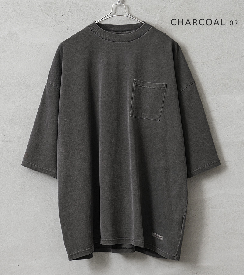 Goodwear 公式 製品染め SUPER BIG ポケットTシャツ メンズ レディース 7.6オンス USAコットン 無地 Goodwear 公式 製品染め SUPER BIG ポケットTシャツ メンズ