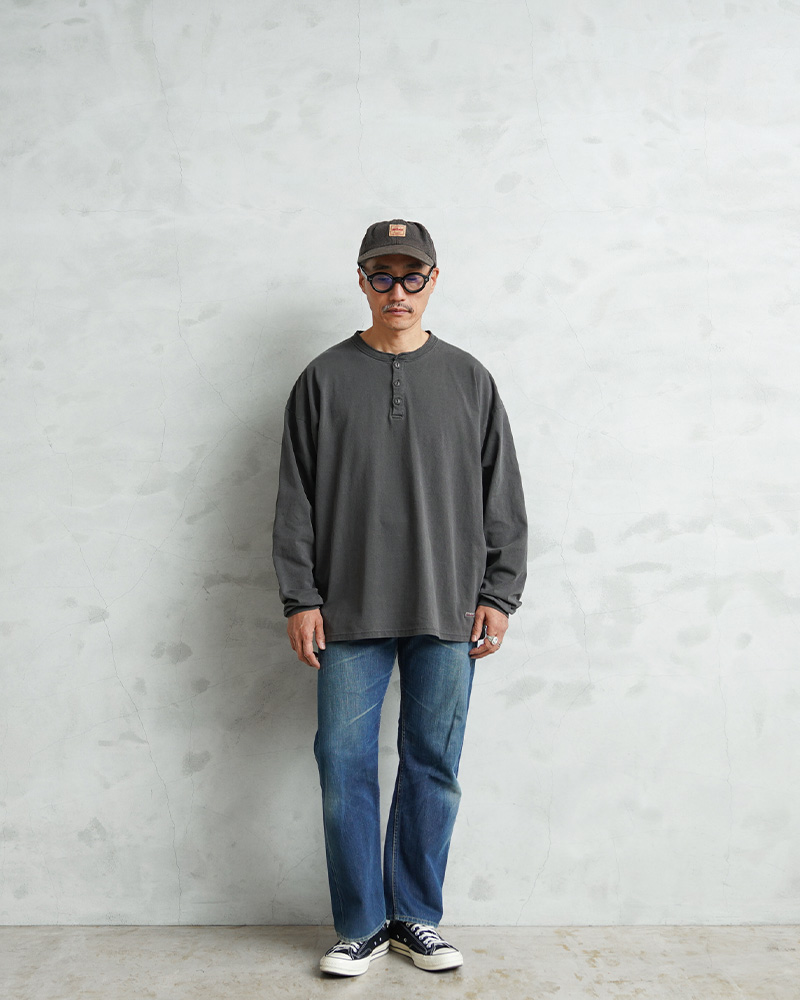Goodwear（グッドウェア） 2W7-65208 USAコットン ガーメントダイ L/S