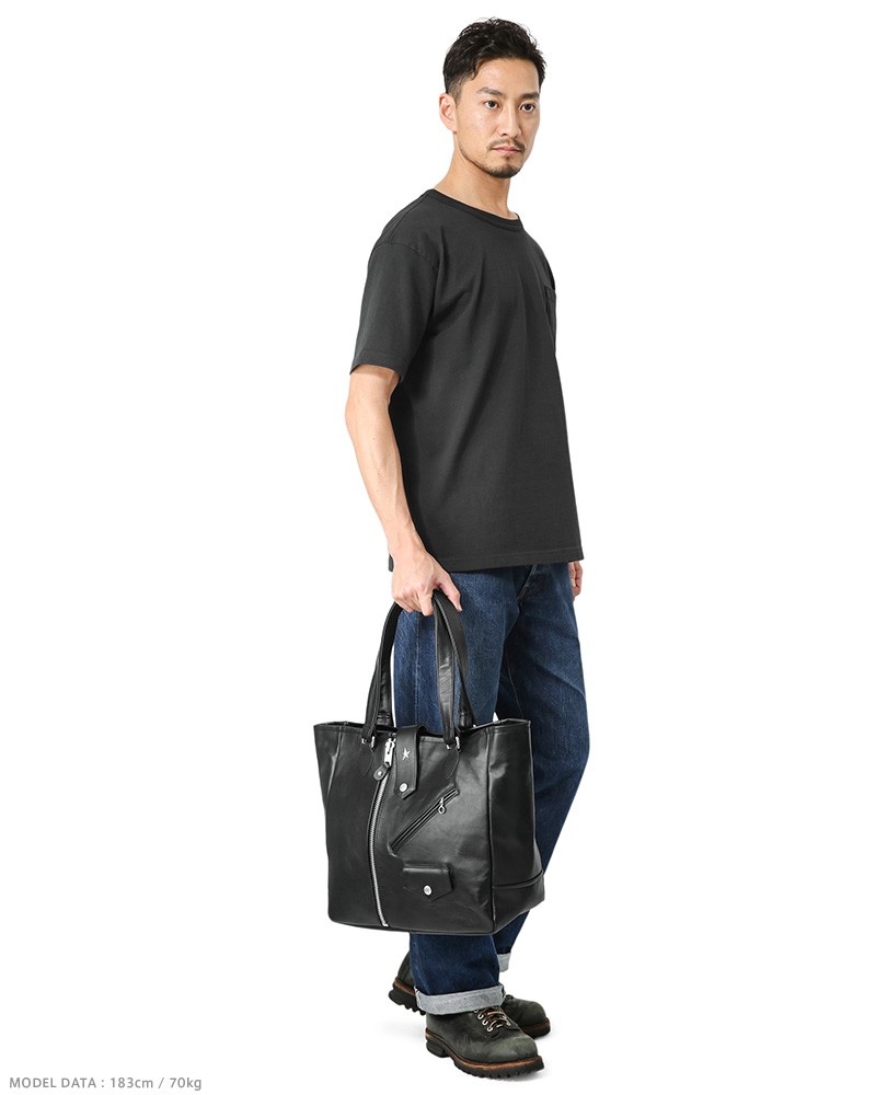 Schott ショット 3109062 LEATHER RIDERS TOTE BAG（レザー ライダース