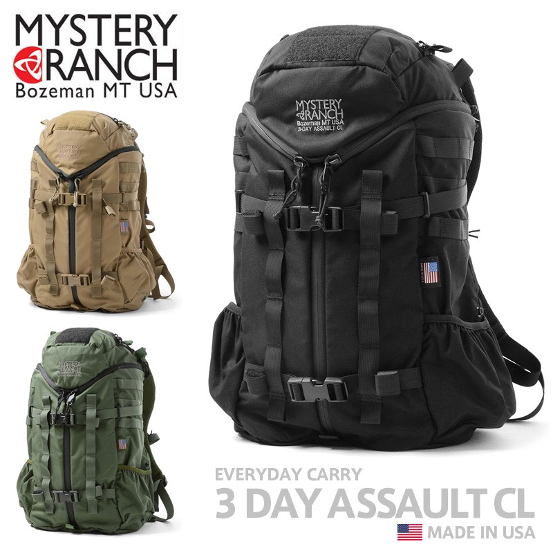 【正規取扱店】MYSTERY RANCH ミステリーランチ 3 DAY ASSAULT CL 3デイアサルト クラシック バックパック MADE IN  USA リュック バッグ【クーポン対象外】【T】