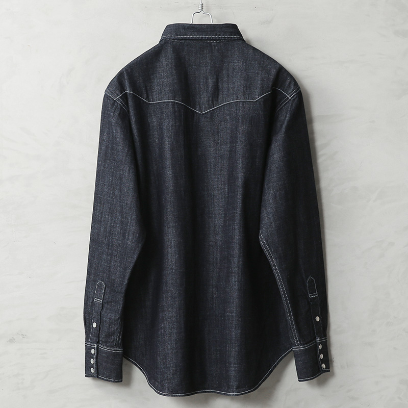 HOUSTON（ヒューストン） 40695 USA COTTON DENIM WESTERN SHIRT USA