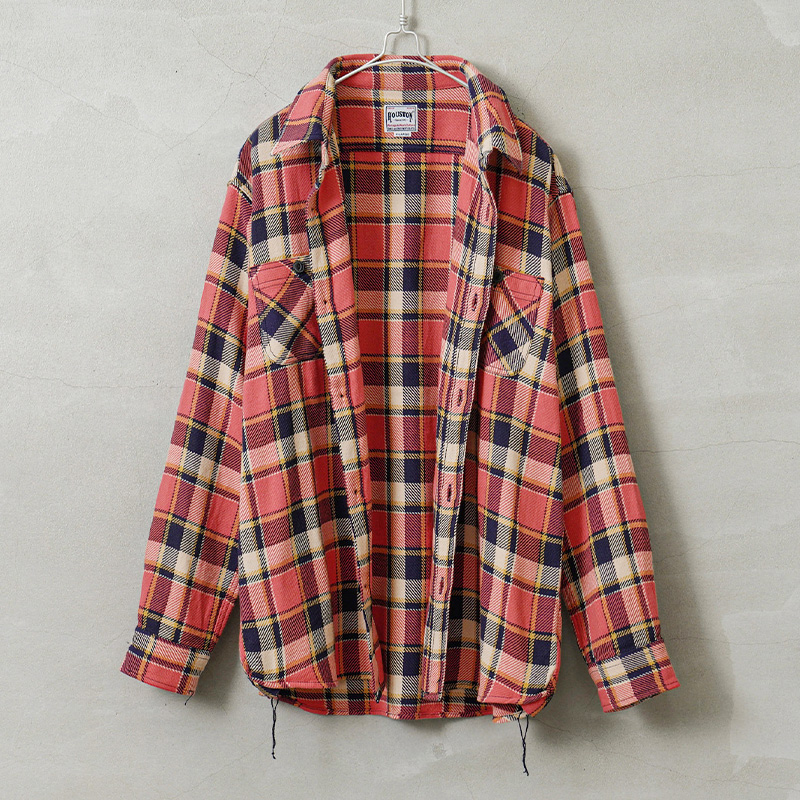 るびぃ HOUSTON / ヒューストン 41142 SOFT TWIST VIYELLA SHIRT