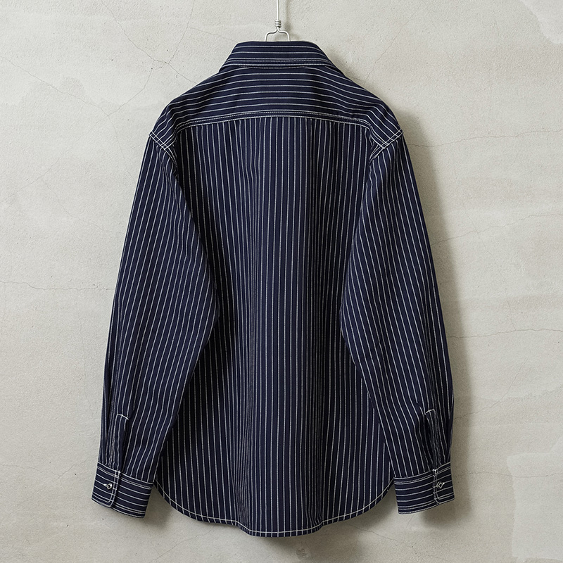 HOUSTON（ヒューストン） 41259 INDIGO WABASH WORK SHIRT インディゴ