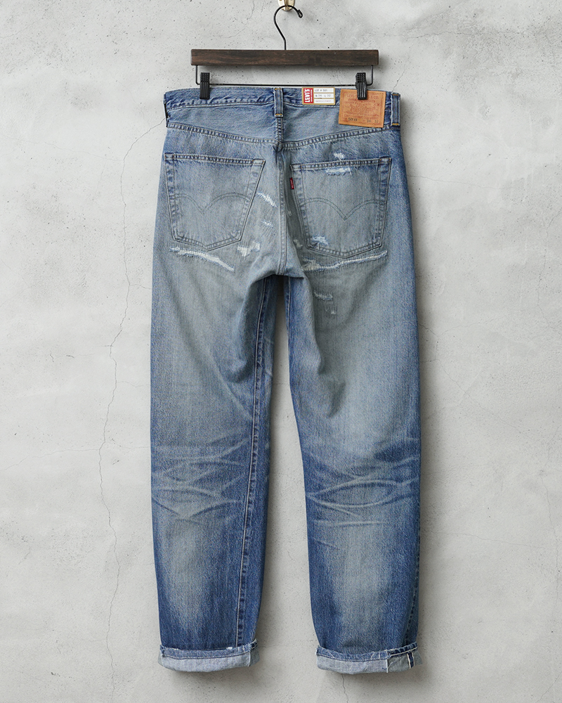【名作】 LEVI'S 47501XX ダメージ加工 1947年モデル 復刻版 Levi's VINTAGE CLOTHING LEVI'S 47501-0231 1947年モデル 501XX