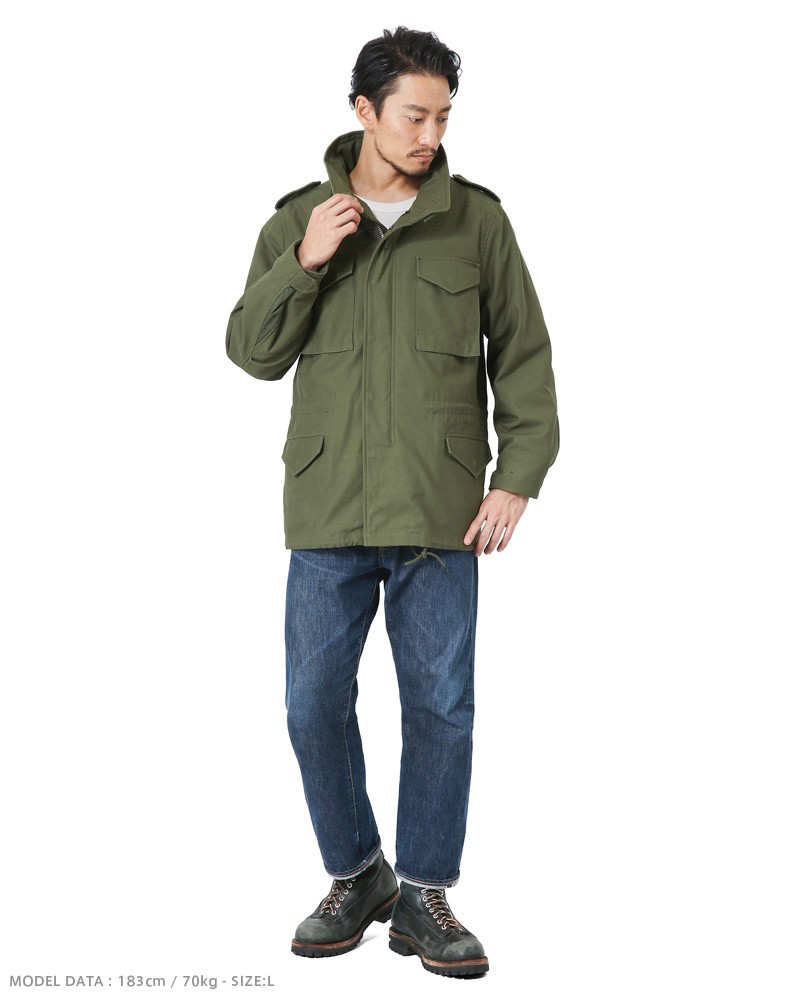 美品 HOUSTON 50815 M-65 フィールドジャケット ライナー付き HOUSTON / ヒューストン 50815 M-65 JACKET with LINER / M-65