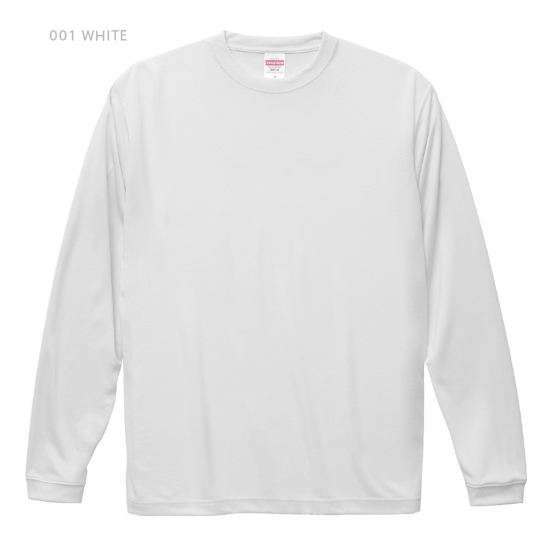 専門店 ユナイテッドアスレ UnitedAthle 4.7オンス ドライ シルキータッチ 長袖Tシャツ 508901 メンズ 001 ホワイト L  materialworldblog.com