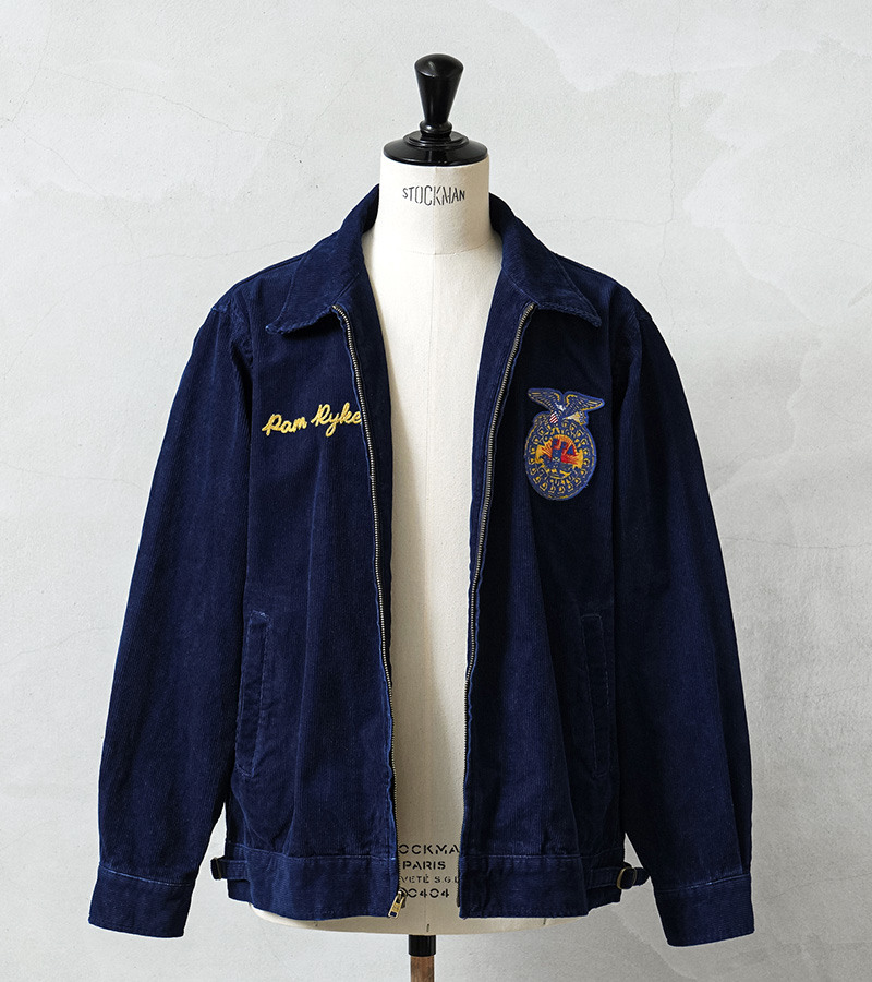 HOUSTON（ヒューストン） 51597 インディゴ コーデュロイ ジャケット
