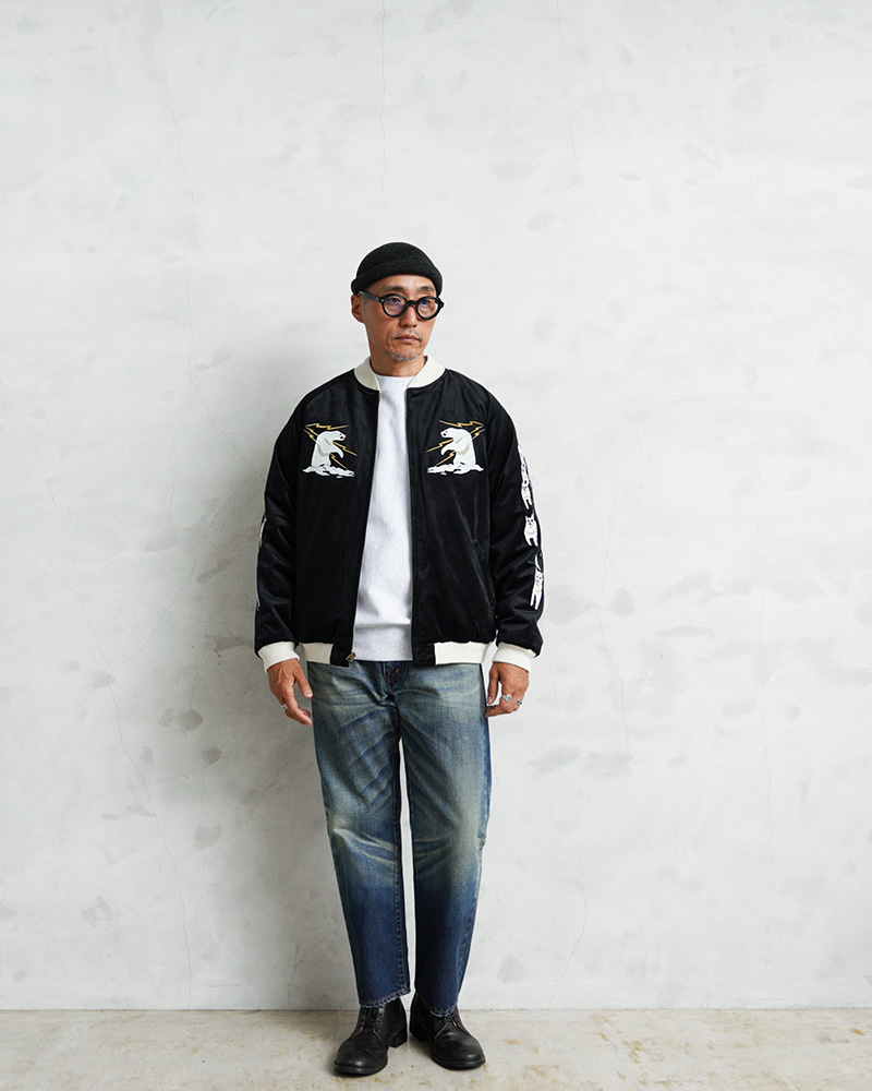 HOUSTON（ヒューストン） 51616 VELVETEEN SOUVENIR JACKET（ALASKA