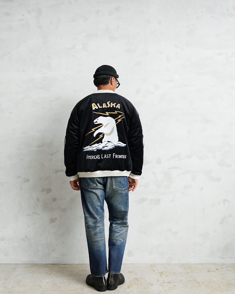 HOUSTON（ヒューストン） 51616 VELVETEEN SOUVENIR JACKET（ALASKA