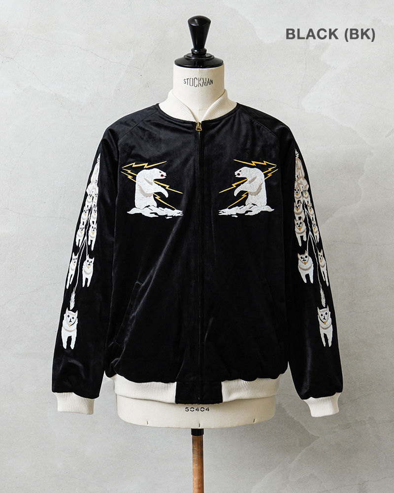 HOUSTON（ヒューストン） 51616 VELVETEEN SOUVENIR JACKET（ALASKA