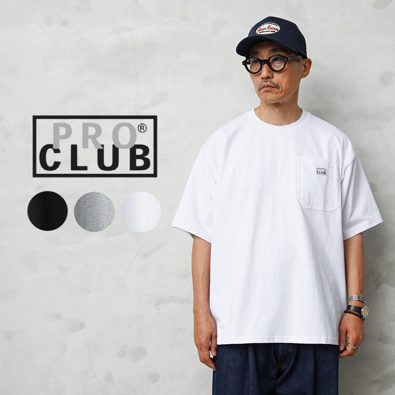 PRO CLUB（プロクラブ） 51PC0705 HEAVY WIDE POCKET TEE ヘビーワイド